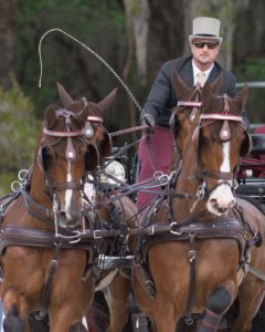 Chester Weber and his team on their way to victory during the 2018 Live Oak International. (Photo courtesy of Scott Hodlmair)