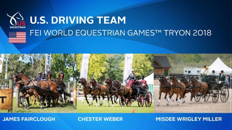US Equestrian US Equestrian Names U.S. Driving Team for FEI World Equestrian Games™ Tryon 2018